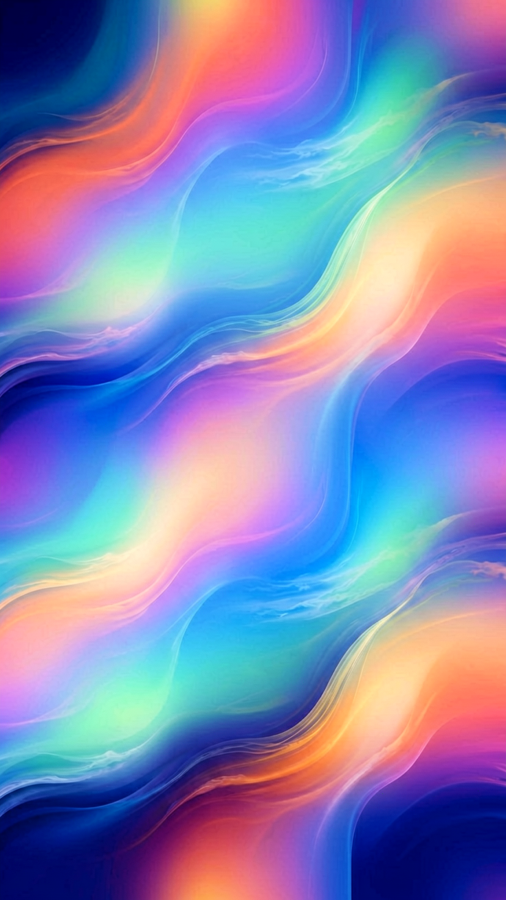 A smooth, flowing gradient pattern with dreamy atmospheric color blends that evoke a soft, ethereal mood.